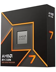 AMD Ryzen™ 7 9700X Processeur, 8 Cœurs/16 Threads Débridés, Architecture Zen 5, 40MB L3 Cache, 65W TDP, Jusqu&#39;à 5,5 GHz Fréquence Boost, Socket AM5, DDR5 &amp; PCIe 5.0, Pas de ventirad