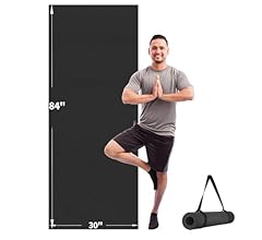 Yoga Mat for Men and Women, Extra Long and Wide Exercise Mat(84" x 30" x 1/4 inch), Large Non Slip Workout Mat for Yoga, Pi…