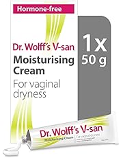 Dr Wolff’s V-San Moisturising Cream For Vaginal Dryness 50g | Vaginal Moisturiser For Daily Use | Prevent Itching &amp; Dryness | Soothing Hormone Free Vaginal Cream| Dual Effect Vaginal Dryness Treatment