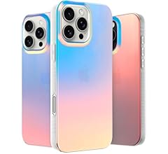 LONLI Hue - for iPhone 16 Pro Case - Holographic Iridescent Phone Case - Cute, Unique and Aesthetic Phone Cover - [360° Sho…