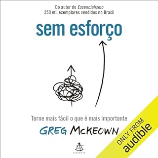 Sem esforço Audiolivro Por Greg McKeown, Beatriz Medina capa