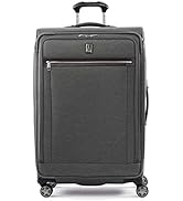 Travelpro Platinum Elite Softside Expandable Spinner Wheel Luggage, Vintage Grey, Checked-Large 2...