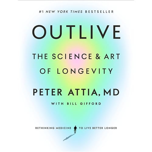 Outlive Audiolivro Por Peter Attia MD, Bill Gifford - contributor capa