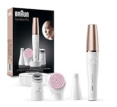 Braun FaceSpa Pro SE912 Épilateur Visage Beauté Tout-en-Un, Brosse Nettoyante Peaux Sensibles et Tête Raffermissante, Blanc…