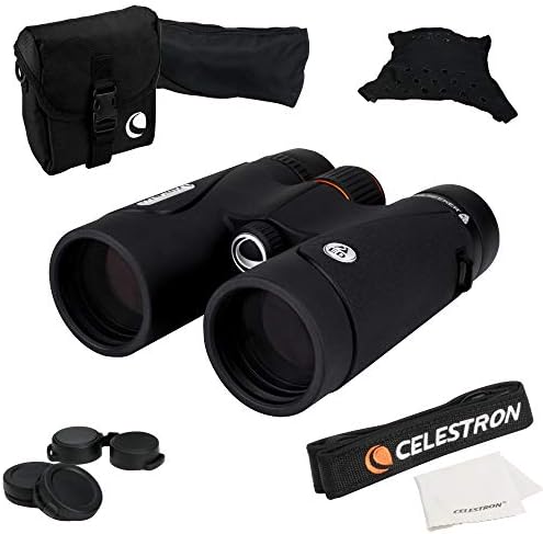 Celestron TrailSeeker 8x42 ED Binoculars - Compact Birdwatching Binoculars with ED Objective Lenses, Broadband Multi-Coated Optics, BaK4 Roof Prism