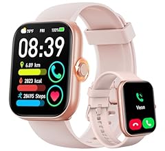 ENOMIR Smart Watch for Women Men (Answer/Make Calls) Compatible with iPhone/Android/Samsung, Alexa Built-in, [1.91" HD Scre…