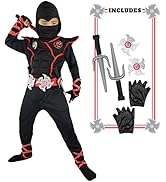 Spooktacular Creations Kids Ninja Costume, Boys Ninja Costume, Halloween Costumes for Boys for To...