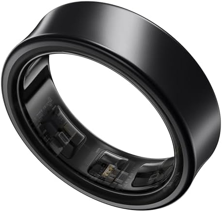 SAMSUNG Galaxy Ring, AI Smart Ring, Size First w/Sizing Kit, No App Subscription, Fitness Monitor, Sleep Tracker, Up to 7-Day Battery, Size 8, Titanium Black [US Version, 1Yr Manufacturer Warranty]