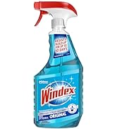 Windex Glass and Window Cleaner Spray Bottle, Bottle Made from 100% Recovered Coastal Plastic, Or...