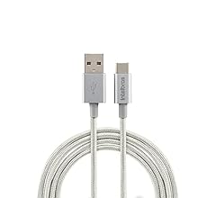 Cabo USB-C em nylon 1,5 m EUAC 15NB Branco Intelbras