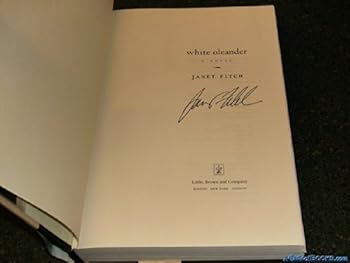 Hardcover White Oleander Book