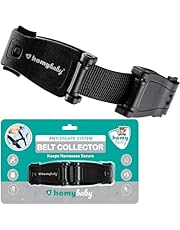 HOMYBABY® Seguridad Bebes - Hebilla para Cinturon de Seguridad ORIGINAL - Evita que el Niño Saque los Brazos del Arnés - Protector Arnes Bebe para Silla de Coche - Cierre Seguridad Bebe (Standard)