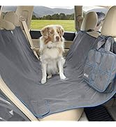 Kurgo Heather Dog Hammock – Pet Seat Cover – Waterproof & Stain Resistant