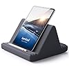 Lamicall Tablet Pillow Stand, Pillow Soft Pad for Lap - Tablet Holder Dock for Bed with 6 Viewing Angles, for 4-13" Tablets, Like iPad Pro 11, 13, Air, Mini, Kindle, Galaxy Tab, E-Reader, Dark Gray