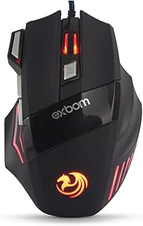 Mouse gamer 3200 dpi com fio USB 7D extreme 7cores RGB xtreme 4modo DPI gaming MS-G260 x7