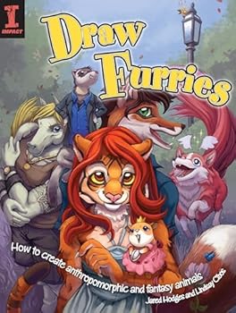 Paperback Draw Furries: How to Create Anthropomorphic and Fantasy Animals Book