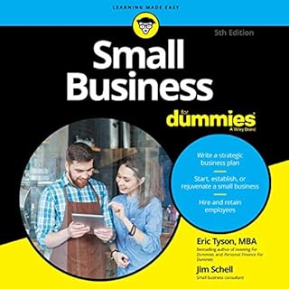 Small Business for Dummies Audiobook By Eric Tyson MBA, Jim Schell cover art