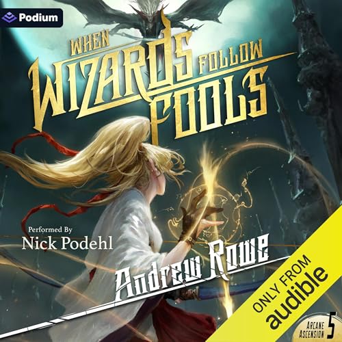 When Wizards Follow Fools Audiolibro Por Andrew Rowe arte de portada