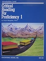 Critical Reading for Proficiency 1/With Teacher's Guide and Answer Key (5th- & 6th- Grade Level) 087694067X Book Cover