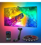 Govee Envisual TV LED Backlight T2 with Dual Cameras, 11.8ft RGBIC Wi-Fi LED Strip Lights for 55-...