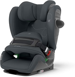 Cybex Gold Silla de coche Pallas G i-Size, 76 - 150 cm, De 15 Meses a 12 Años, Aprox. 9 a 50 kg, Negro (Granite Black)