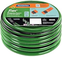 Mangueira Tramontina Pvc C/Engate e Esguicho Flex 10m Verde e Preta