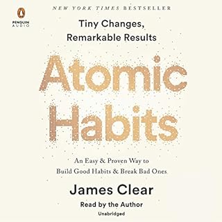 Atomic Habits Audiolibro Por James Clear arte de portada