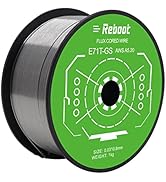 Reboot Flux cored Wire 0.8MM Welding Wire 1KG E71T-GS without Gas Welding FCAW for MIG Welder Sel...