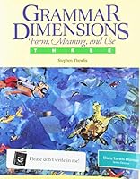 Grammar Dimensions: Form, Meaning, and Use/Book 3 (Grammar Dimensions) 0838439705 Book Cover