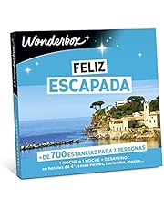 WONDERBOX - Happy Caja Regalo - Feliz ESCAPADA - 1 Noche a Elegir para Dos Personas Entre más de 700 estancias: hoteles de 4*, Casas Rurales, haciendas, masías.