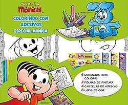 Turma Da Mônica - Colorindo com adesivos - Especial - Mônica