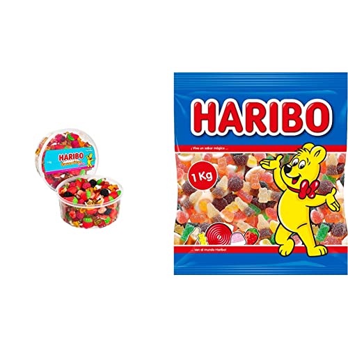 Haribo Favoritos Classic, 1Kg & Cocktail pica, Caramelos de goma, 1 kg