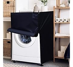 DREAM CARE Waterproof & Dustproof Washing Machine Cover Front Load & Fully Automatic Suitable for 5 kg, 5.2 kg, 5.5 kg (61 …