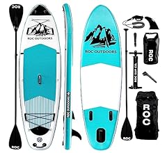 Inflatable Stand Up Paddle Boards 10 ft 6 in with Premium SUP Paddle Board Accessories, Wide Stable Design, Non-Slip Comfor…