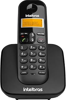 Telefone Residencial Sem Fio TS 3110 Preto Intelbras