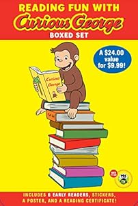 Reading Fun with Curious George Boxed Set (CGTV reader boxed set) (Green Light Readers Level 1) (Curious George TV)