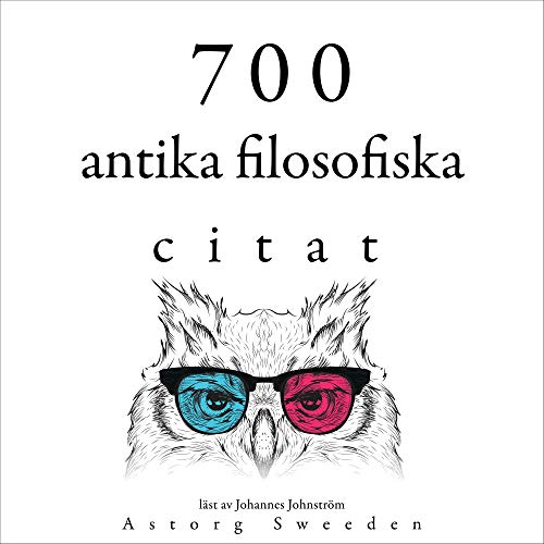 Diseño de la portada del título 700 citat från forntida filosofi