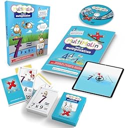 Multimalin - Coffret Tables de Multiplication (Livret + DVD + Jeu de Cartes) - Apprendre Les Tables de Multipl