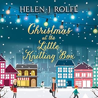 Christmas at the Little Knitting Box Audiolibro Por Helen J. Rolfe arte de portada