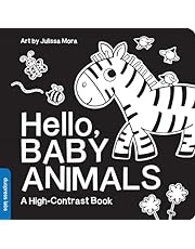 Hello, Baby Animals: A Durable High-Contrast Black-and-White Board Book for Newborns and Babies