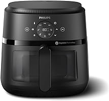 Philips Airfryer 2000 Serie 6.2L - 1700W Vermogen, Kookvenster, RapidAir-technologie, Digitaal touchscreen, 13...