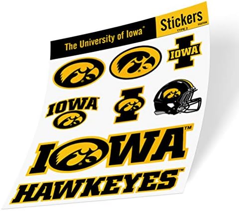 Desert Cactus University of Iowa Stickers Hawkeyes Vinyl Decals Laptop Water Bottle Car Scrapbook (Type 2 C)