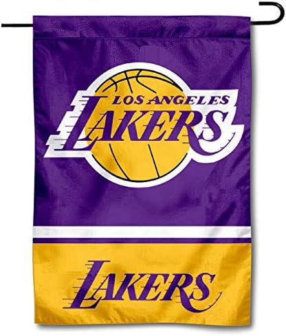 LA Lakers Double Sided Garden Flag