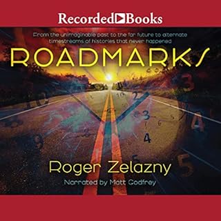 Roadmarks Audiolibro Por Roger Zelazny arte de portada