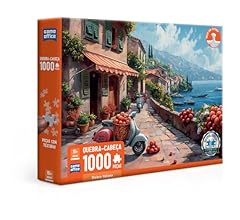 Riviera Italiana - Quebra-cabeça 1000 peças - Game Office - Toyster brinquedos