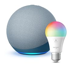 Echo (4th Gen) | Twilight Blue with Sengled Matter Smart Bulb