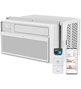 TCL H8W4MW 8,000 Q-Series Smart, 115V, Inverter AC for Rooms up to 350-Sq. Ft, Ultra-Quiet 40dB, ...