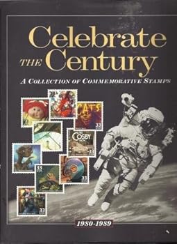 Hardcover Celebrate the Century: A Collection of Commemorative Stamps 1980-1989, Volume 9 Book