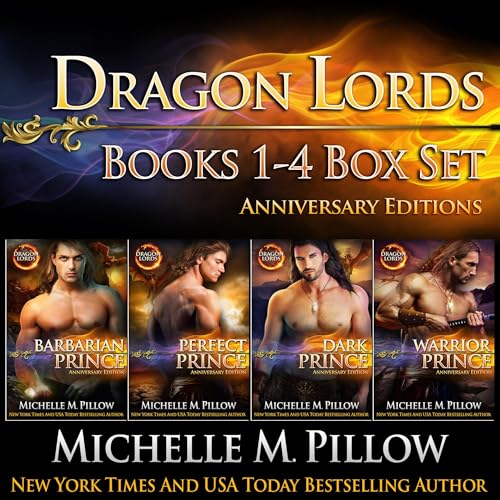 Dragon Lords Books 1-4 Box Set Audiobook By Michelle M. Pillow cover art