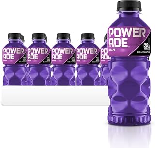 POWERADE Sports Drink Grape, 20 Ounce (Pack of 24)